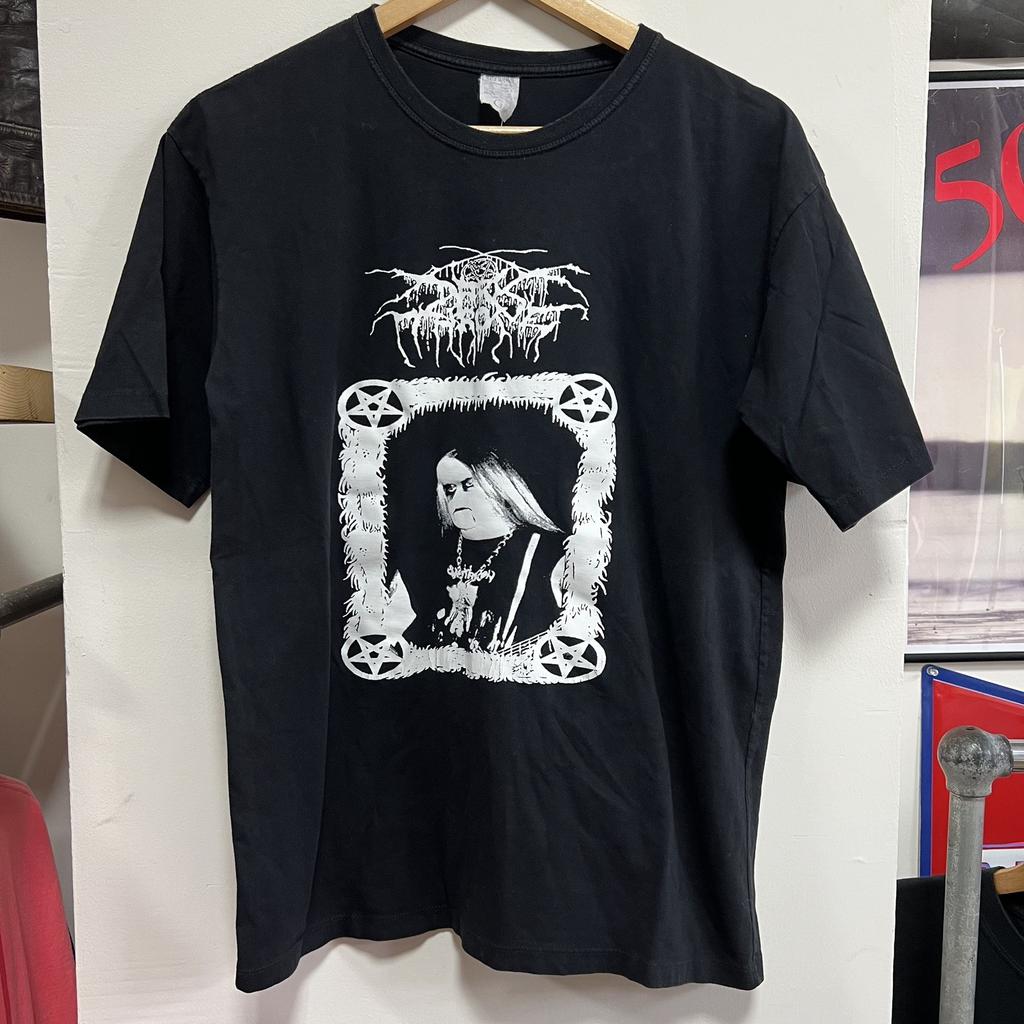 Vintage 1990s Darkthrone Taakeferd European Side Seam T Shirt Zephyrous Black M