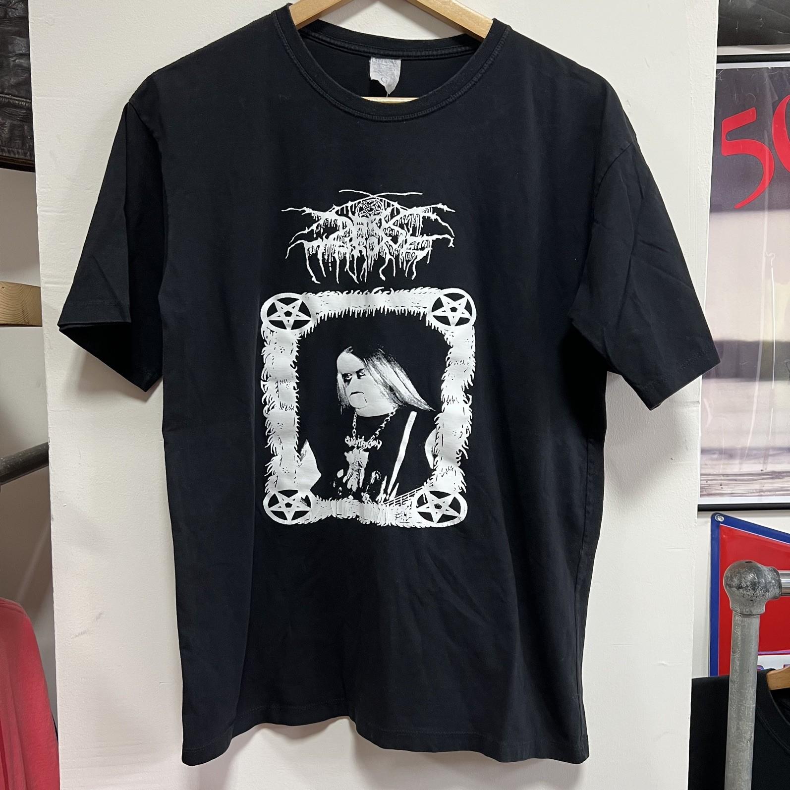 Vintage 1990s Darkthrone Taakeferd European Side Seam T Shirt Zephyrous Black M M
