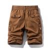 Men's Casual Color Outdoors Pocket Beach Work Trouser Cargo Shorts Pant
