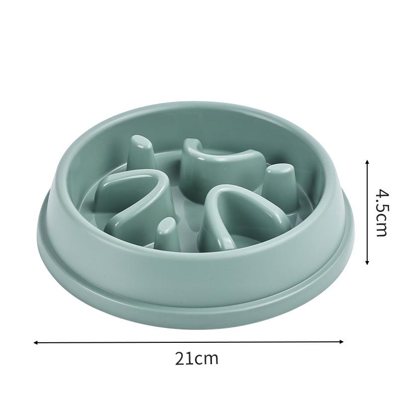 Anti-Choking Non-Slip Slow Feeder Bowl for Cats & Dogs