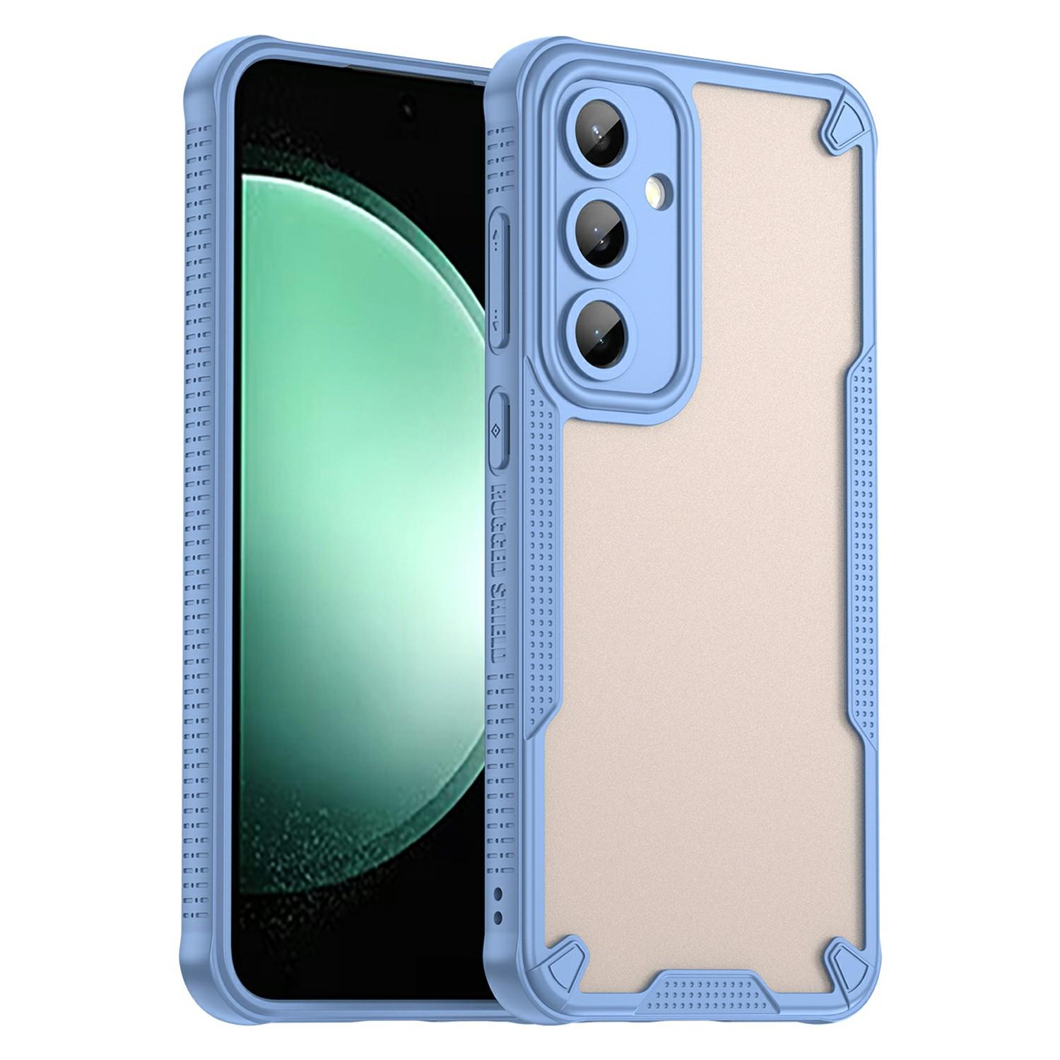 

For Samsung Galaxy S24 FE Case PC+TPU Frosted Phone Back Cover C