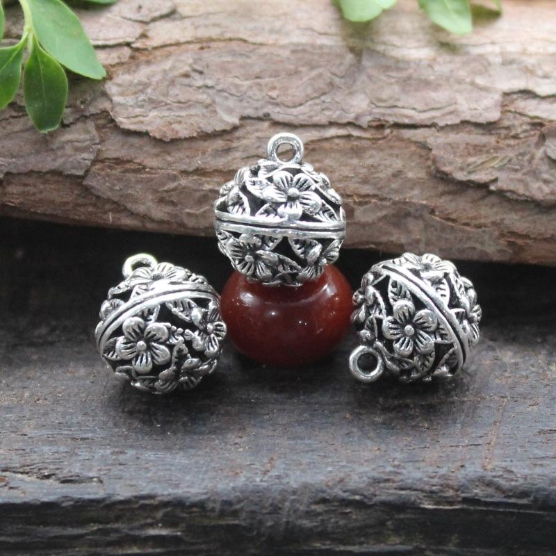 

WTEMPO Jewelry Wind Chime Handicrafts Making Accessories Small Decor Bells Festival Christmas Tree Decorative Bells, No Sound Only Good for Ornament 20pcs серебряный