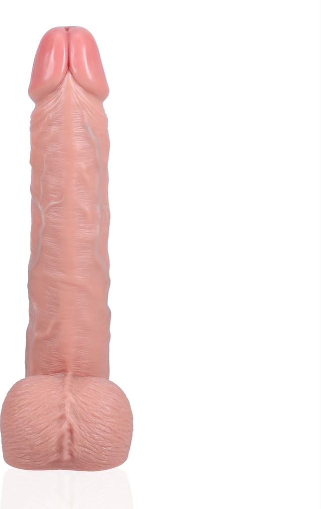 RealRock - Extra large realistic dildo with balls 33 cm