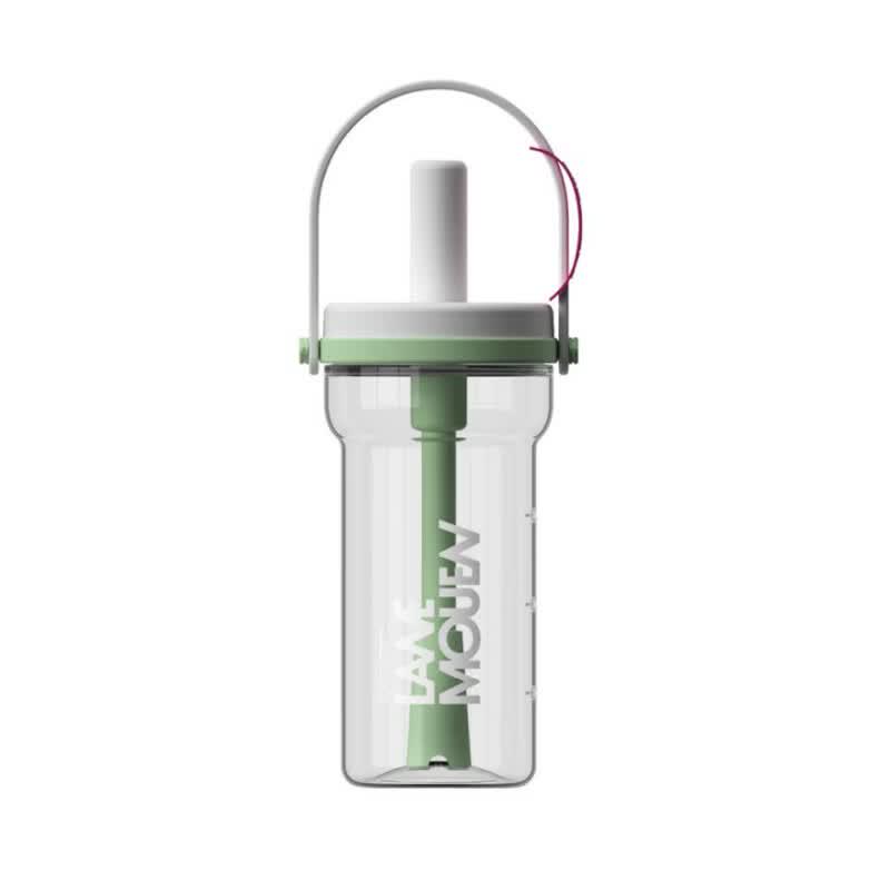 Lan Meng Portable Sports Water Bottle with Straw