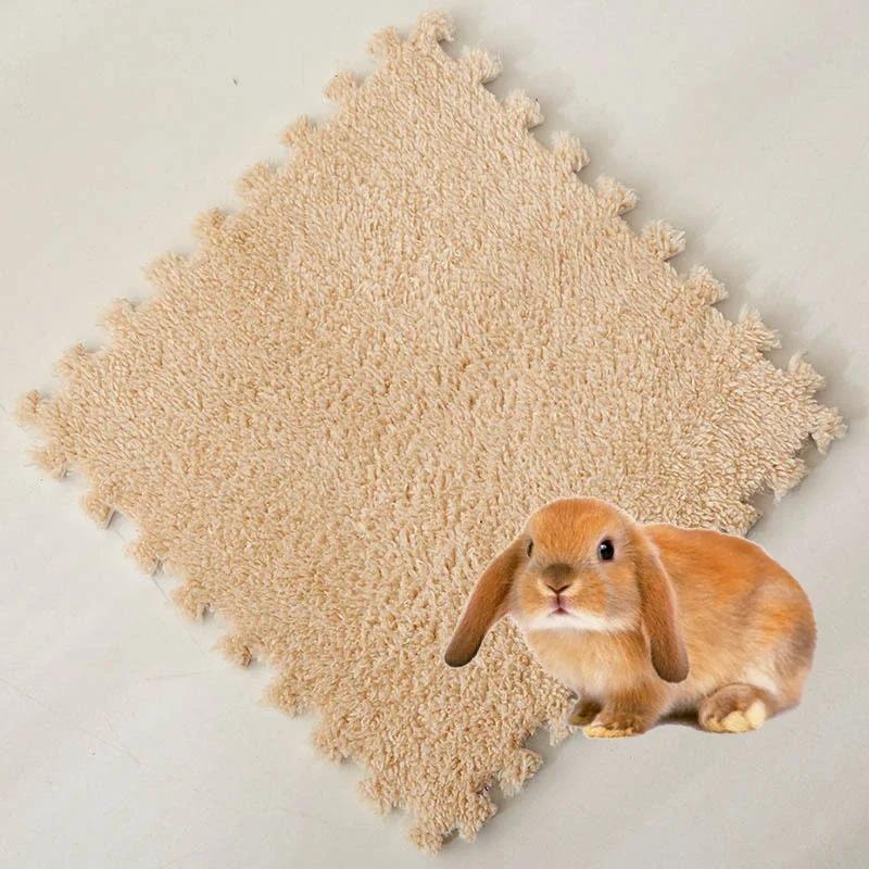 4/10 Pezzi Tappetino per Gabbia Coniglio Porcellino d'India Articoli per Piccoli Animali Impermeabile Antiscivolo Tappetino da Cuccia Altamente Assorbente Tappetino Assorbi Pipì per Sonno Animale Domestico