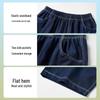 ASK JUNIOR Girls' Summer Loose Fit Denim Carrot Pants