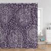 Bohemian Vintage Shower Curtains Mandala Boho Pattern Retro Bathroom Decorations Polyester Bath Curtain With Hooks