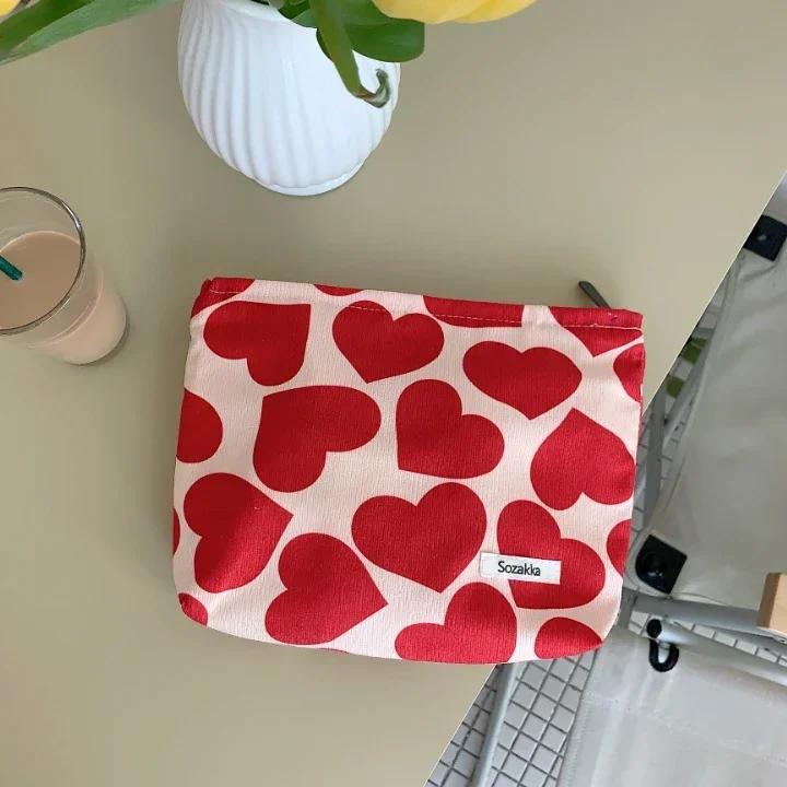 Pochette de Maquillage Florale Vintage Mode Sac à Cosmétiques Organisateur Sac de Toilette pour Pochette Quotidienne Rangement Maquillage Voyage Articles de Toilette Salle de Bain