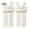 Hair Root Volumizer Clip 1/2Pcs Heated Volume Clip, Cordless Lifter Comb with 2 Travel Size Care Device Heat Settings, USB Rechargeable Volumizing for