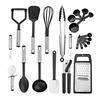 23-Piece Kitchen Utensil Set, Silicone Kitchen Utensils, Baking Utensils, Heat-Resistant Kitchen Tool Set, Cooking Utensils, Potato Masher, Turner, Wh