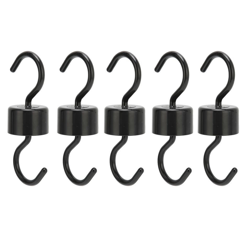 5Pcs Bird Feeder Hooks Black ABS Sturdy Easy Install Beautiful Ant Prevention Hooks for Garden