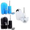 Bathroom Accessories Six Piece Plastic Washroom Set With Toothbrush Cup And Storage For Gift And Office