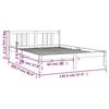 Solid Wood Bed Gray 140 x 200 cm