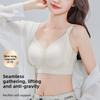 Summer Ultra-Thin Cooling Seamless Bra, Small Bust Push Up Anti-Sag Side Gathering Breathable Women Bra