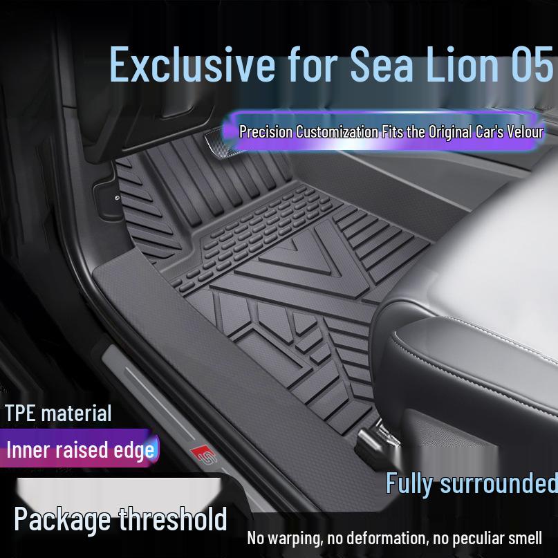 

Sea Lion 05EV/05DMi TPE Full Coverage Waterproof Floor Mats & Door Sill. Single Layer Upgrade