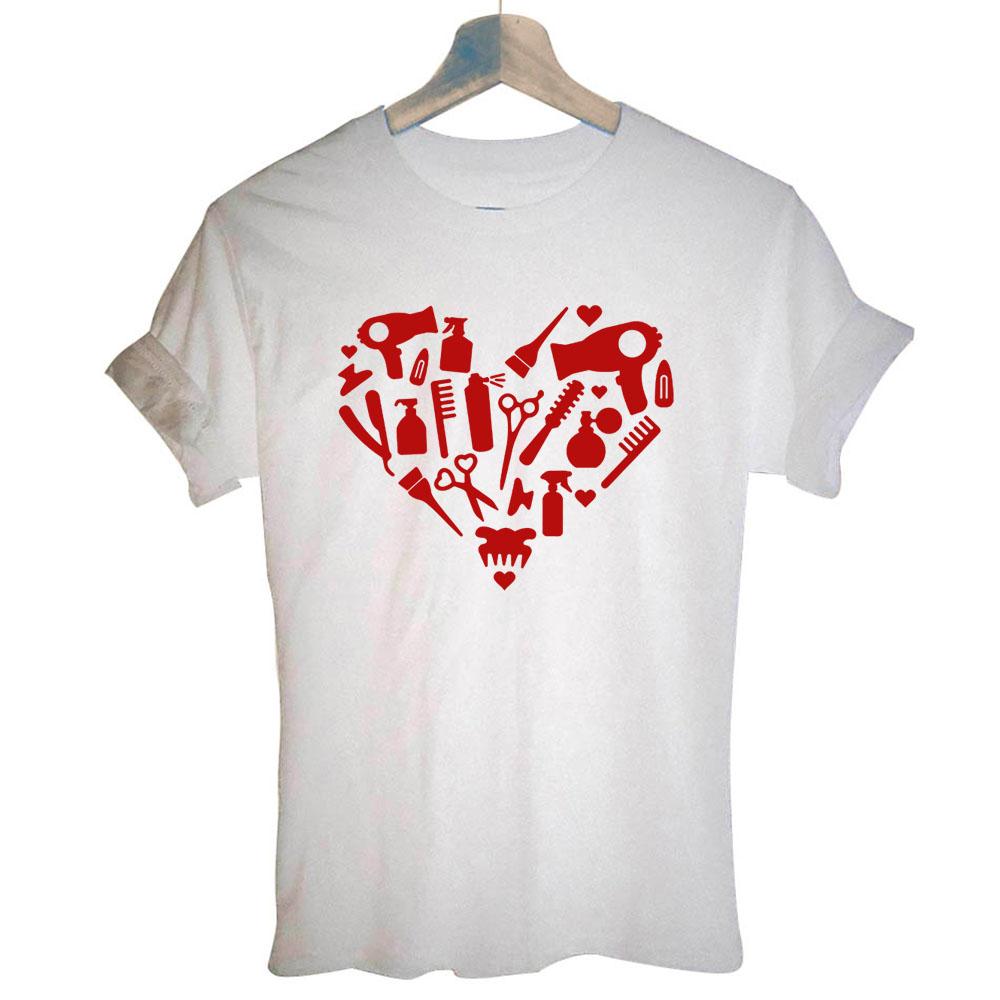 Funny Barber Weapon Scissors T Shirt Hairdresser Barber Hair Stylist Definition Hip Hop Harajuku T-shirt Women Clothing