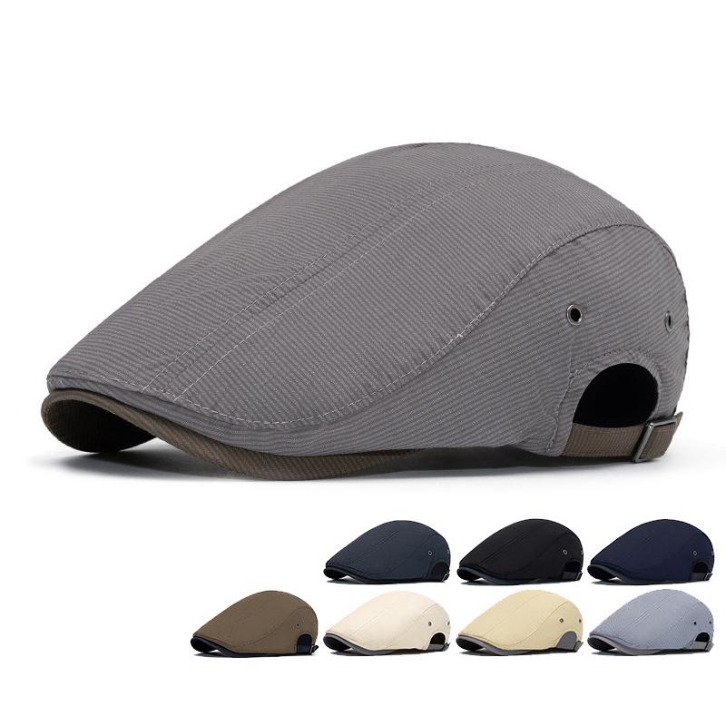 

Men s Spring Summer British Beret Forward Cap Paintsman Cap темно-синього кольору