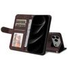 For iPhone 17 Pro Max Leather Wallet Cases Skin Touch Phone Cover Stand with Strap