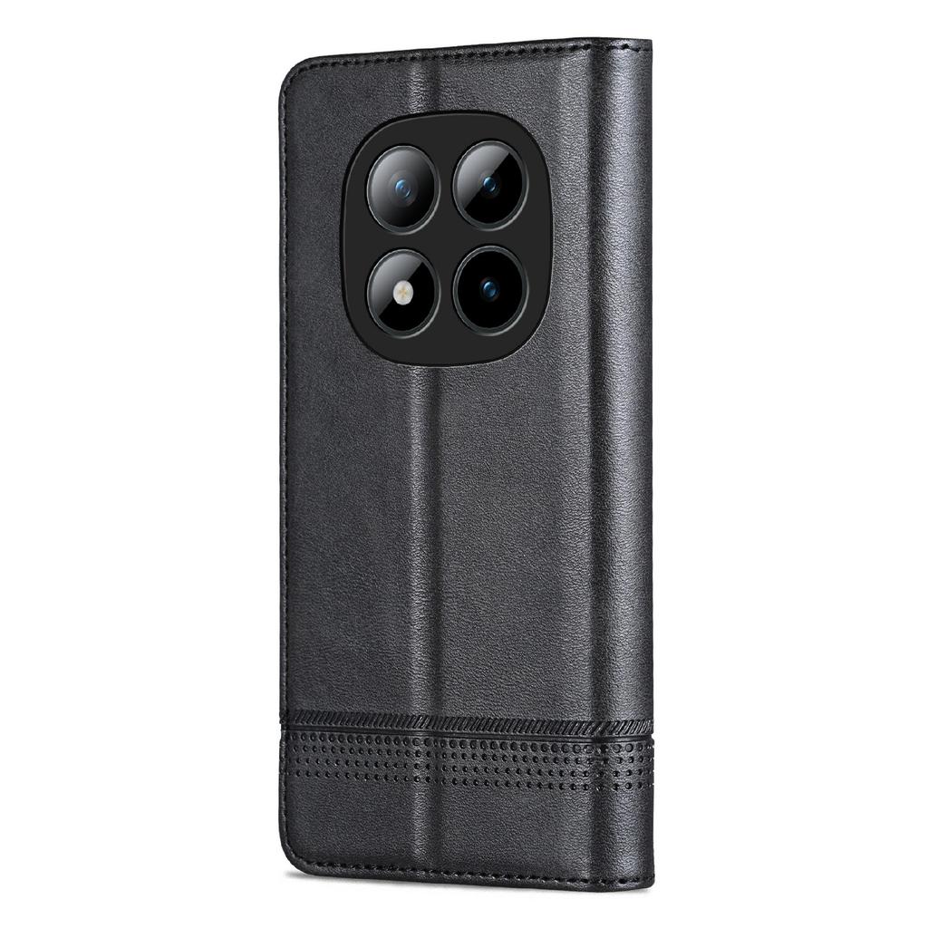 AZNS For Xiaomi Poco M8 Pro 5G/Redmi Note 15 Pro+ 5G (Global) Case Cowhide Texture PU Leather Wallet Phone Cover