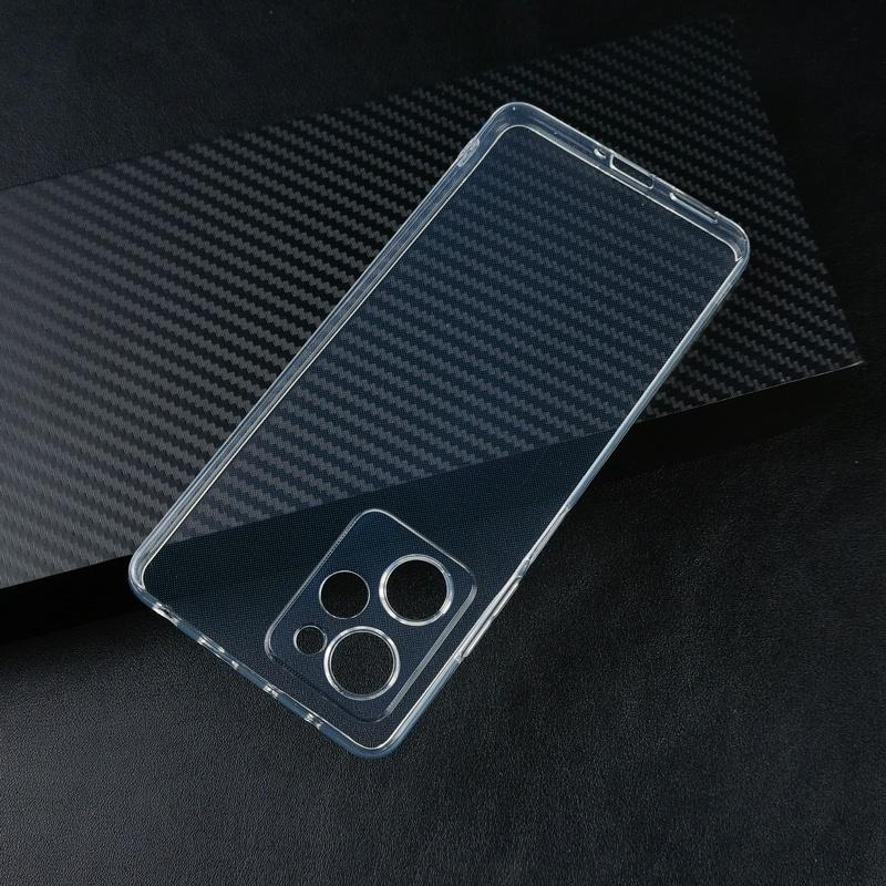 For Xiaomi Poco X5 Pro Redmi Note 12 Pro Speed 5G Slim Crystal Clear Transparent Soft TPU Back Case Protection Skin Camera Protect Cover