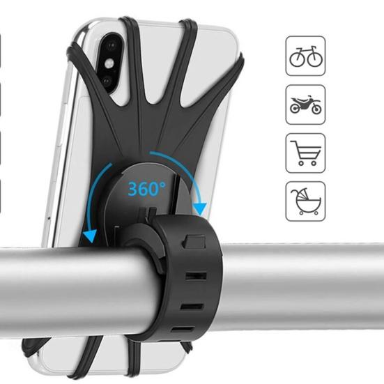 Phone Mount Compatible Anti-shake Colorful Detachable Bike Phone Mount for Home