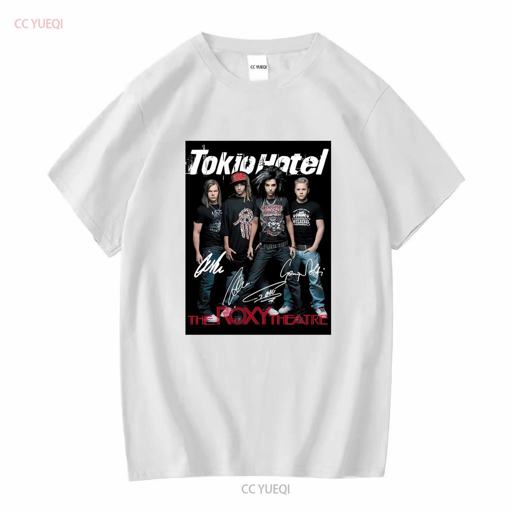 Rara Maglietta da Concerto Tokio Hotel Vtg Nera S 23xl Vintage Lavata Top Casual Per l'Uso Quotidiano Moda Leggermente Grafica Alla Moda