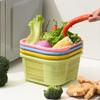 Kitchen Household Triangular Sink Drain Basket Durable Water Fruit Basket Vegetable Drain Basket