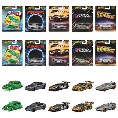 Hot Wheels Pop Culture Assortment Vehicle Mini Ages Toys, Cars, 10-Car Box, 3+, Multi-Purpose, 986L-HXD63