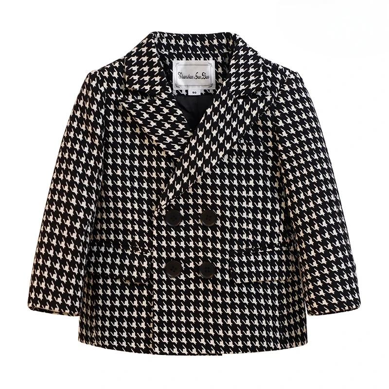 

Детский пиджак-блейзер от 2 до 12 лет, свадебный костюм для мальчиков, осенняя мода, двубортный, джентльменский, костюмы для выступлений, детские топы 120cm