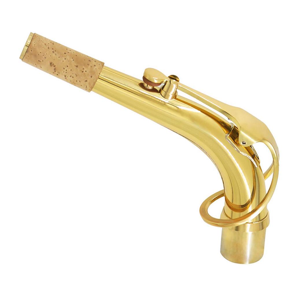 Gât de saxofon Alto din alamă cu pânză curată pentru plută, accesoriu pentru instrumente