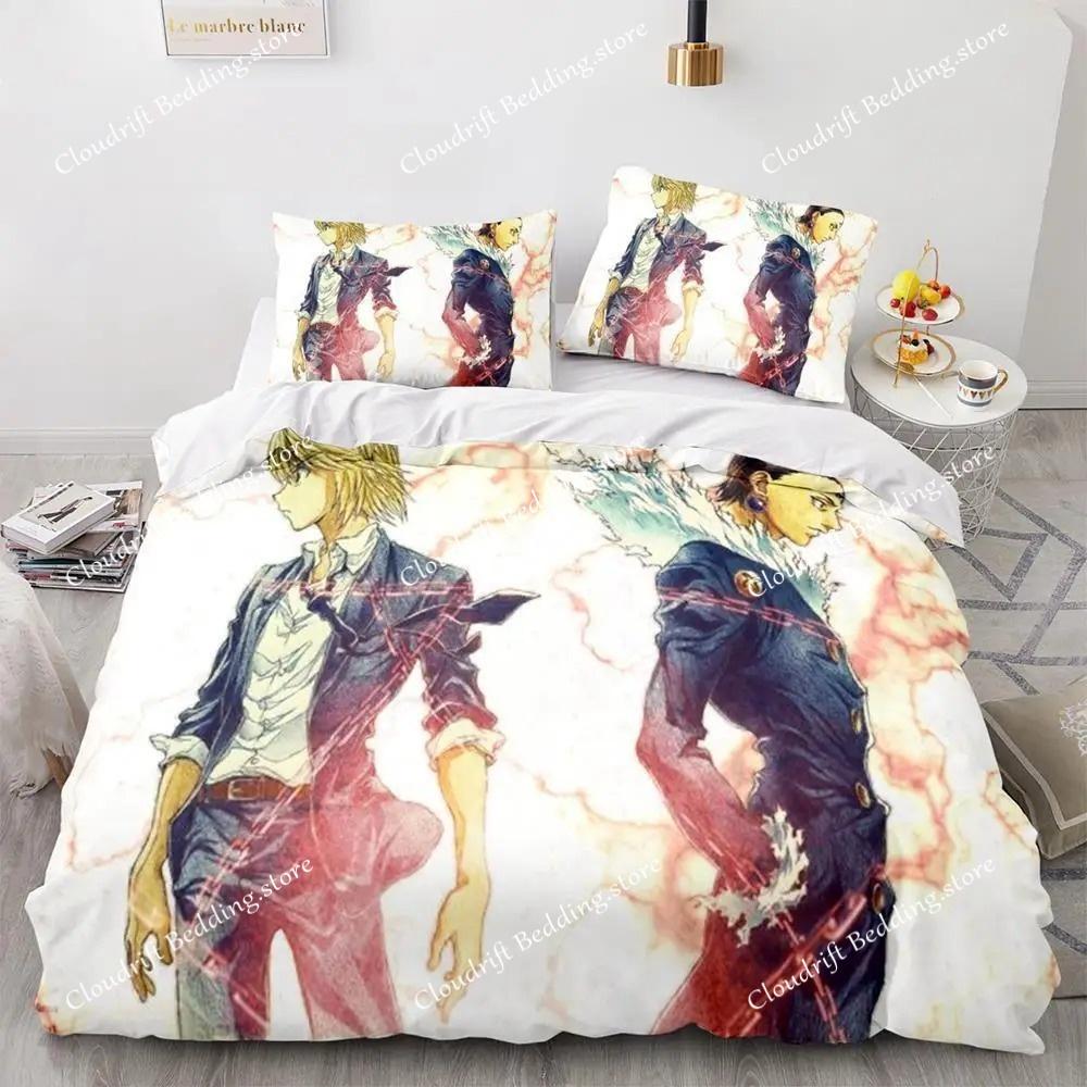 HUNTER×HUNTER Bedding Set Single Twin Full Queen King Size Bed Set Adult Kid Bedroom Duvet Cover Sets Bed Furniture Set Bedroom