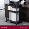 Mobile Multi-Layer Printer & Office Storage Rack with Wheels