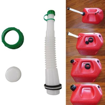 ZESTAW WYMIENNYCH WYLEWEK I CZĘŚCI Plastikowy korek wylewki do kanistra z benzyną Elastyczny korek wylewki do paliwa z odpowietrznikiem Zestaw korków wylewki