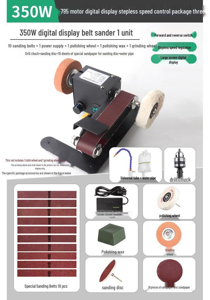 Compact Electric Knife Sharpener & Mini Belt Sander