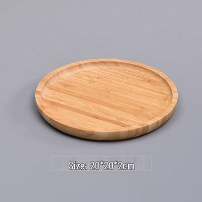 Bamboo Round Serving Tray
