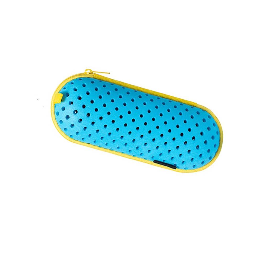 

Полый держатель для очков, противотуманный защитный бокс для хранения очков, футляр для очков для плавания, для плавания синий