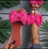 Women's Rhinestone Bow Flip-Flops: Lightweight Outdoor Slippers