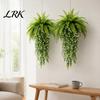 Realistic Plastic Vines 1/3/4Pcs Hanging Artificial Flower Decoration, UV Resistant Fake Fern & Floral Long Lasting Wall Plants Vine, Faux for Wedding