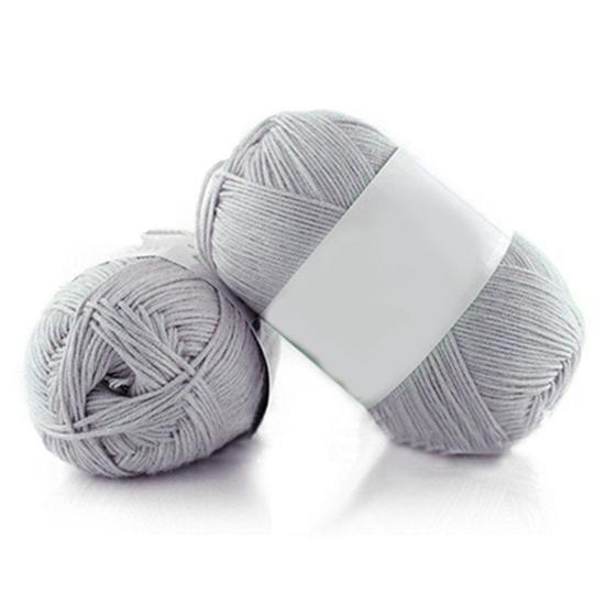 1Pc 50g Per Skein Soft Bamboo Crochet Cotton Knitting Baby Knit Wool Yarn