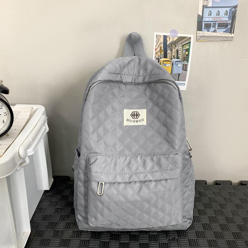 Schoolbag1011 New Trend Fashion Backpack Casual Simple Versatile Computer Backpack Large Capacity Chinese College Student School Bag