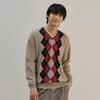 Men's Cashmere Blend V-Neck Knit Sweater