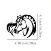 Vintage Horse Metal Wall Sculpture Heavy Duty Rustic Art