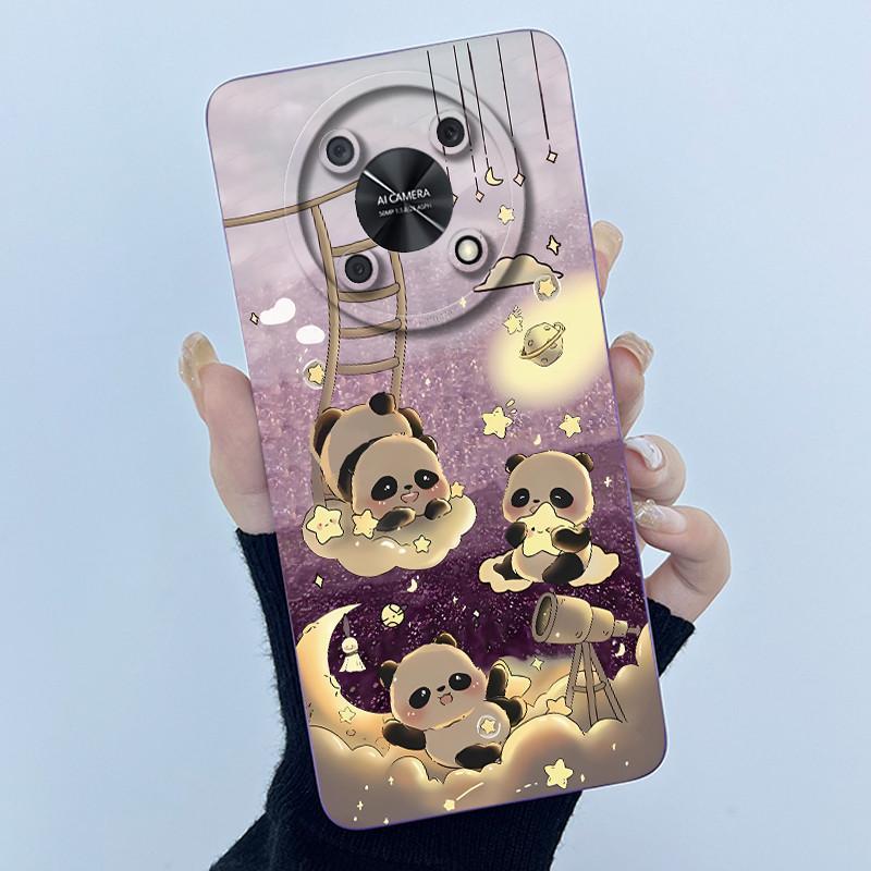 For Huawei Nova Y90 2022 Case Matte Phone Cover Soft TPU Cute Panda Sweet Girls Cats For Huawei NovaY90 CTR-LX1 CTR-LX2 Casing