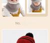 Children's Velvet All-In-One Winter Hat: Warm Wool Duckbill Cap with Face Protection and Scarf