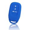 MAKAKO Silicone Cover for Honda Cars Smart Key 3 Buttons / Vezel (2022~) VEZEL/ZR-V (2023~) / Etc, Blue