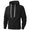 Personlig Mode Hoodie Korallfleece Bekväm Pullover Hoodie Höst och Vinter Enfärgad Casual med Huva Herr Casual