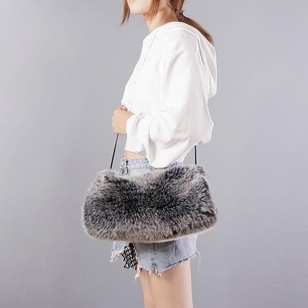 Winter Plush Hand Muffs for Men Women Warm Thermal Hand Muff Hand Warmers for Outdoor Skiing Cold Weather Hand Protector