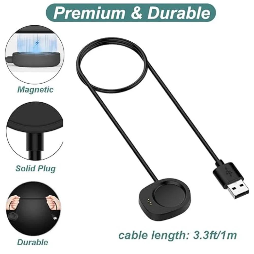 Charger for Amazfit Balance/T-Rex 3 Smart Watch Charging Cradle Dock Stand Cable Magnetic Cord Charger