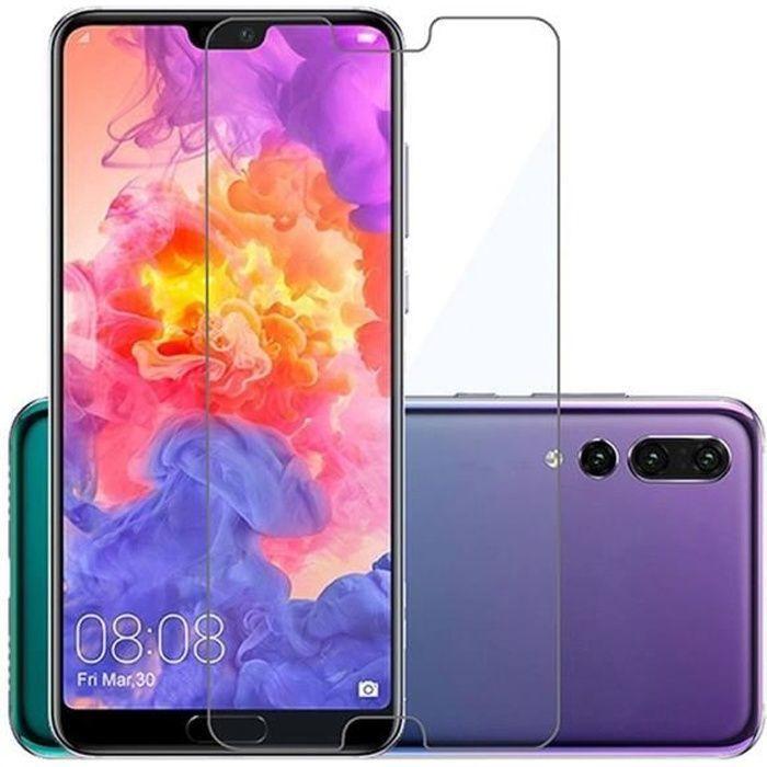 Film de protection - Phonillico® - HUAWEI P20 PRO - Verre trempé - Résistant aux rayures - Installation facile