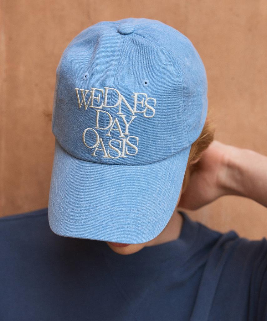 Wednesday Oasis For Woman Signature Lettering Pigment Ball Cap (9 Colors)